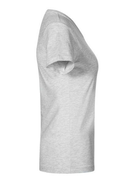 LevelUp Damen T-Shirt EAT YOUR VEGGIES hellgrau